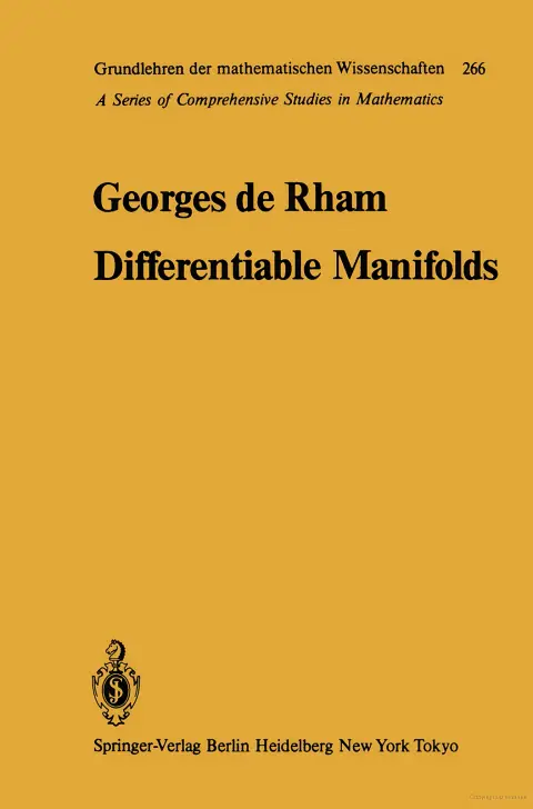 Cover of Differentiable Manifolds