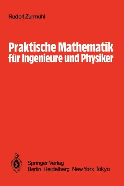 Cover of Praktische Mathematik Für Ingenieure Und Physiker