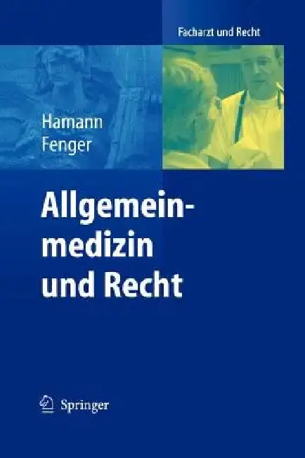 Cover of Allgemeinmedizin Und Recht