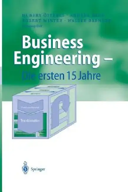 Cover of Business Engineering -- Die Ersten 15 Jahre