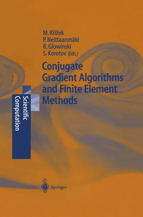 Cover of Conjugate Gradient Algorithms and Finite Element Methods