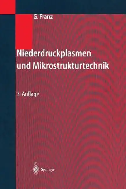 Cover of Niederdruckplasmen Und Mikrostrukturtechnik