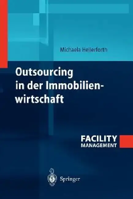 Cover of Outsourcing in Der Immobilienwirtschaft