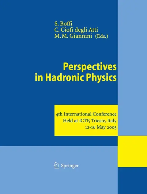 Cover of Perspectives in Hadronic Physics