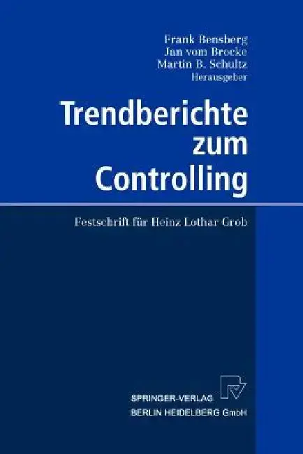 Cover of Trendberichte Zum Controlling