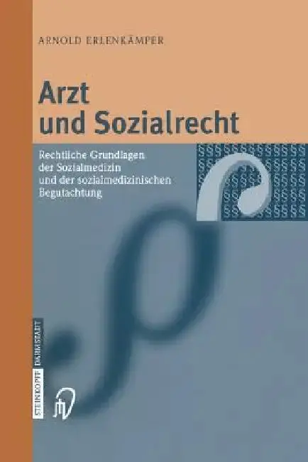Cover of Arzt Und Sozialrecht