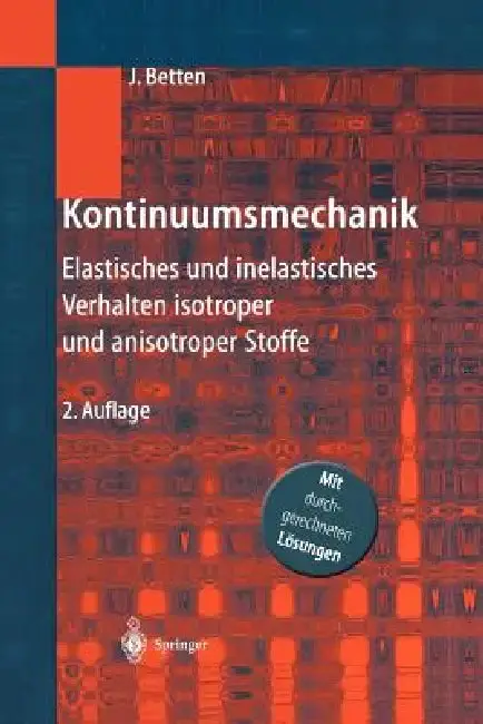 Cover of Kontinuumsmechanik