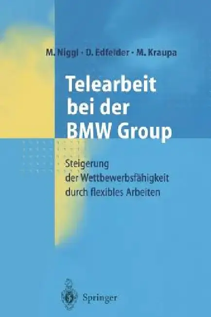Cover of Telearbeit Bei Der BMW Group