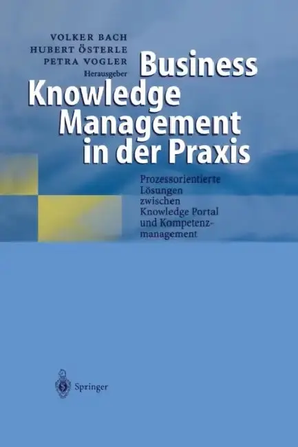 Cover of Business Knowledge Management in Der PRAXIS