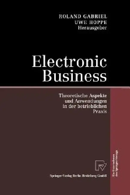 Cover of Electronic Business