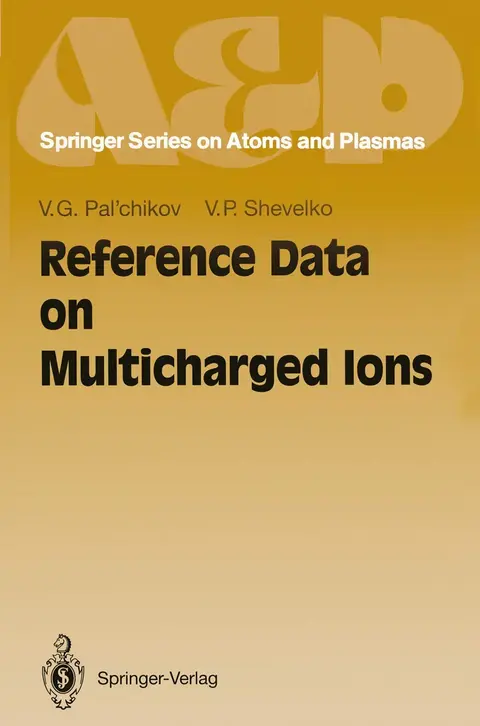 Cover of Reference Data on Multicharged Ions