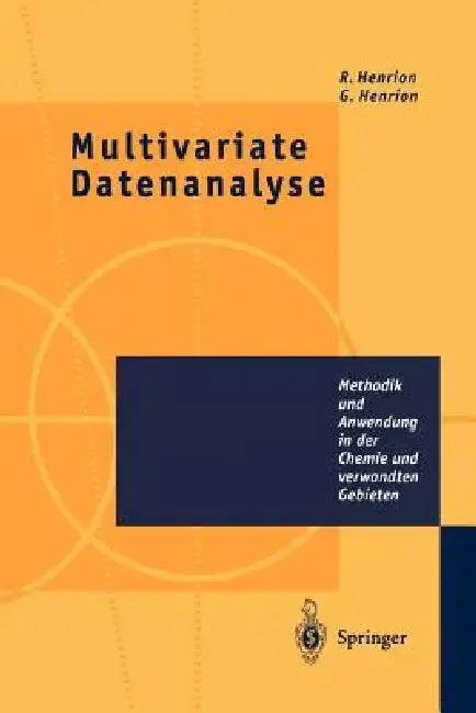 Cover of Multivariate Datenanalyse