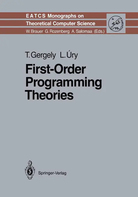 Cover of First-Order Programming Theories