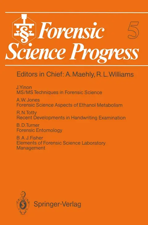 Cover of Forensic Science Progress