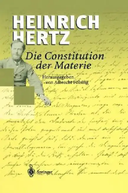 Cover of Die Constitution Der Materie