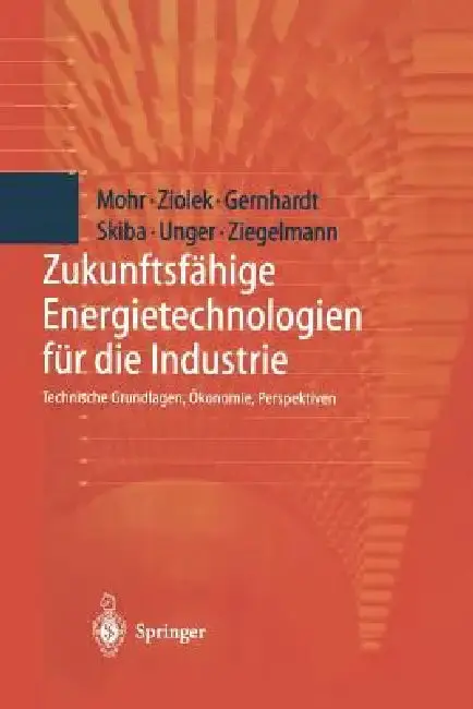 Cover of Zukunftsfähige Energietechnologien Für Die Industrie