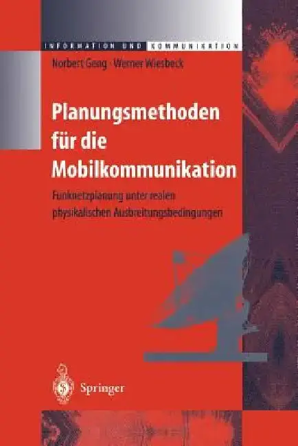 Cover of Planungsmethoden Für Die Mobilkommunikation