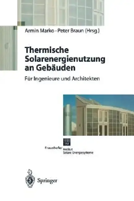 Cover of Thermische Solarenergienutzung an Gebäuden