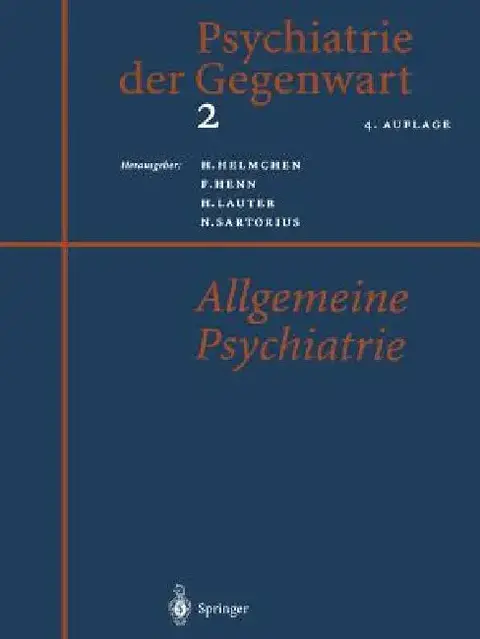 Cover of Psychiatrie Der Gegenwart 2