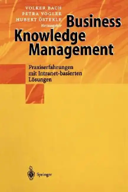 Cover of Business Knowledge Management
