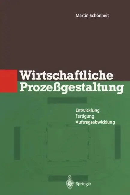 Cover of Wirtschaftliche Prozeßgestaltung
