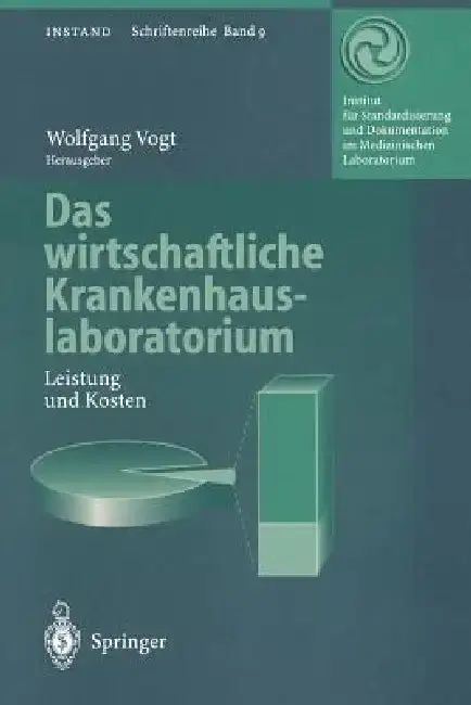 Cover of Das Wirtschaftliche Krankenhauslaboratorium