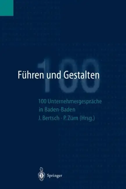 Cover of Führen Und Gestalten