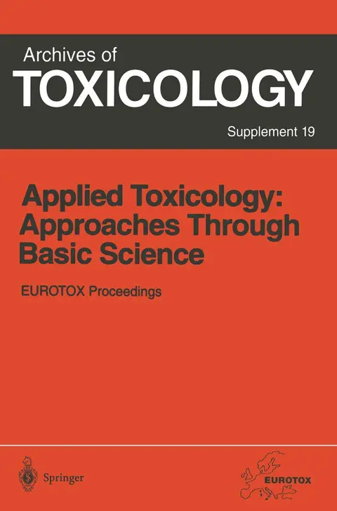 Cover of Applied Toxicology - Approaches Through Basic Science