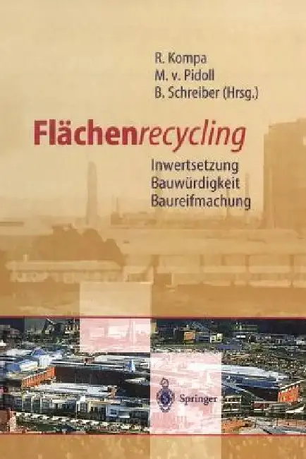 Cover of Flächenrecycling