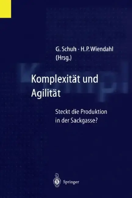 Cover of Komplexität Und Agilität