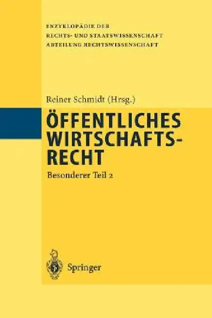Cover of Öffentliches Wirtschaftsrecht