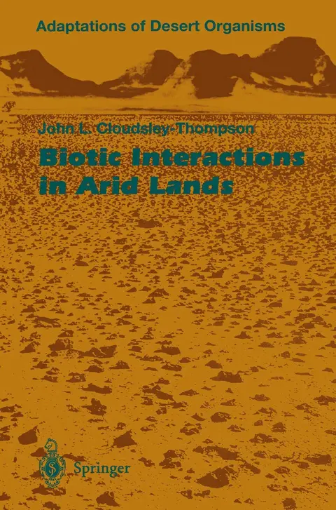 Cover of Biotic Interactions in Arid Lands