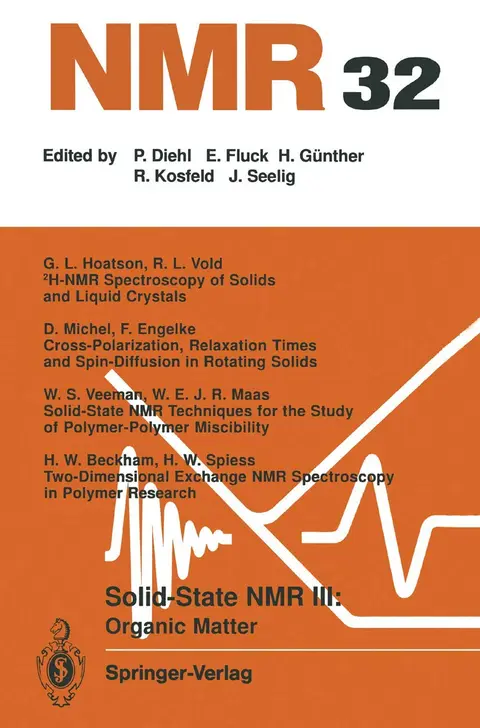 Cover of Solid-state Nmr III Organic Matter