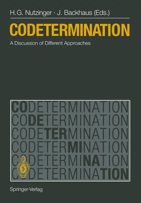 Cover of Codetermination