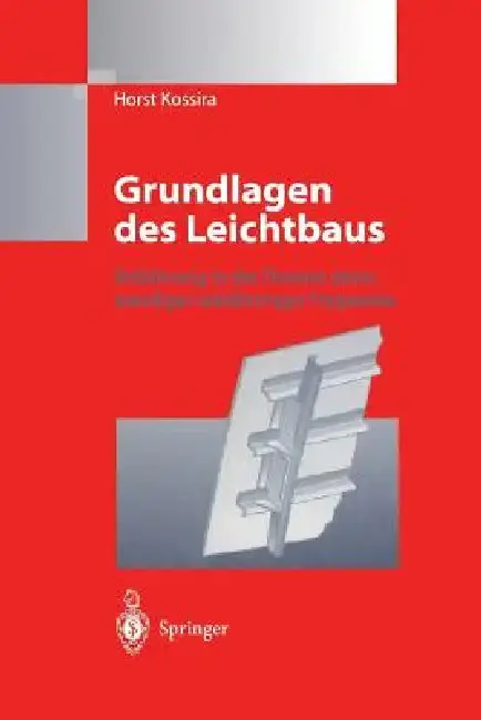 Cover of Grundlagen Des Leichtbaus