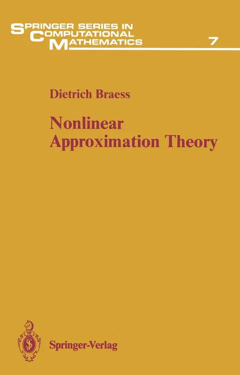 Cover of Nonlinear Approximation Theory