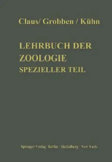 Cover of Lehrbuch Der Zoologie