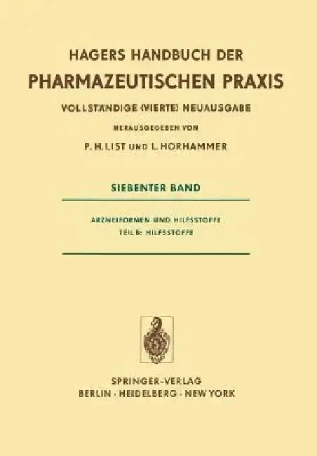 Cover of Arzneiformen Und Hilfsstoffe