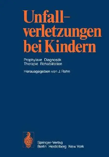 Cover of Unfallverletzungen Bei Kindern