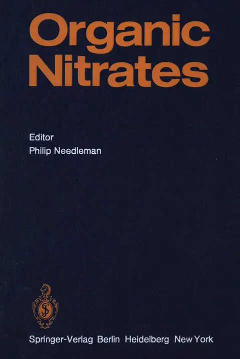 Cover of Organic Nitrates