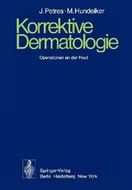 Cover of Korrektive Dermatologie
