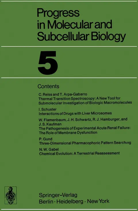 Cover of Progress in Molecular and Subcellular Biology