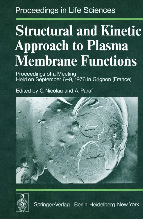Cover of Structural and Kinetic Approach to Plasma Membrane Functions