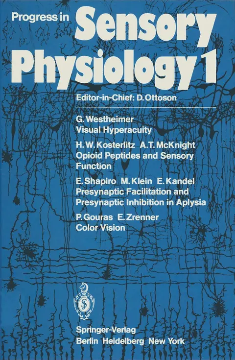 Cover of Progress in Sensory Physiology