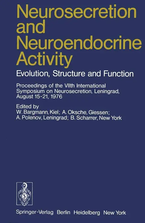 Cover of Neurosecretion and Neuroendocrine Activity