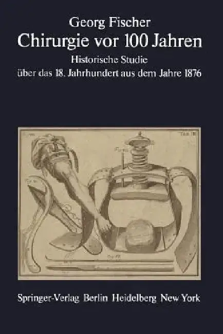 Cover of Chirurgie VOR 100 Jahren