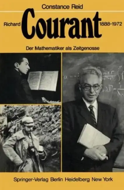 Cover of Richard Courant 1888-1972