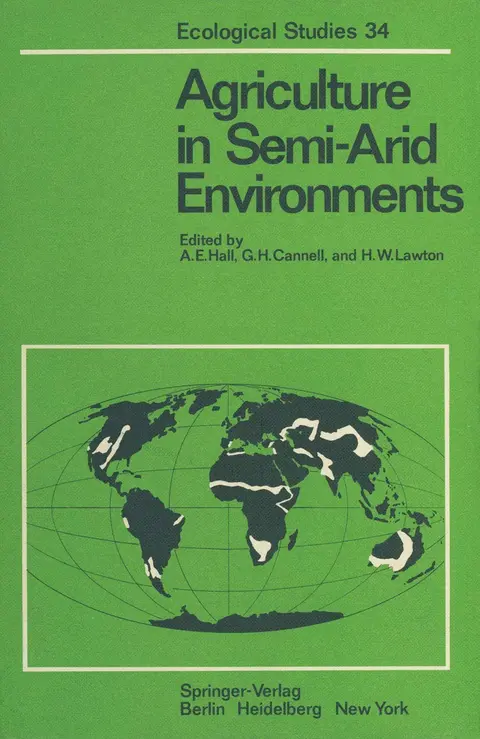 Cover of Agriculture in Semi-arid Environments