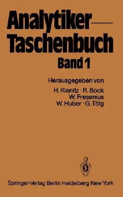 Cover of Analytiker-Taschenbuch