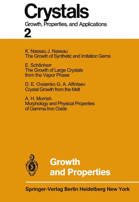 Cover of Growth and Properties